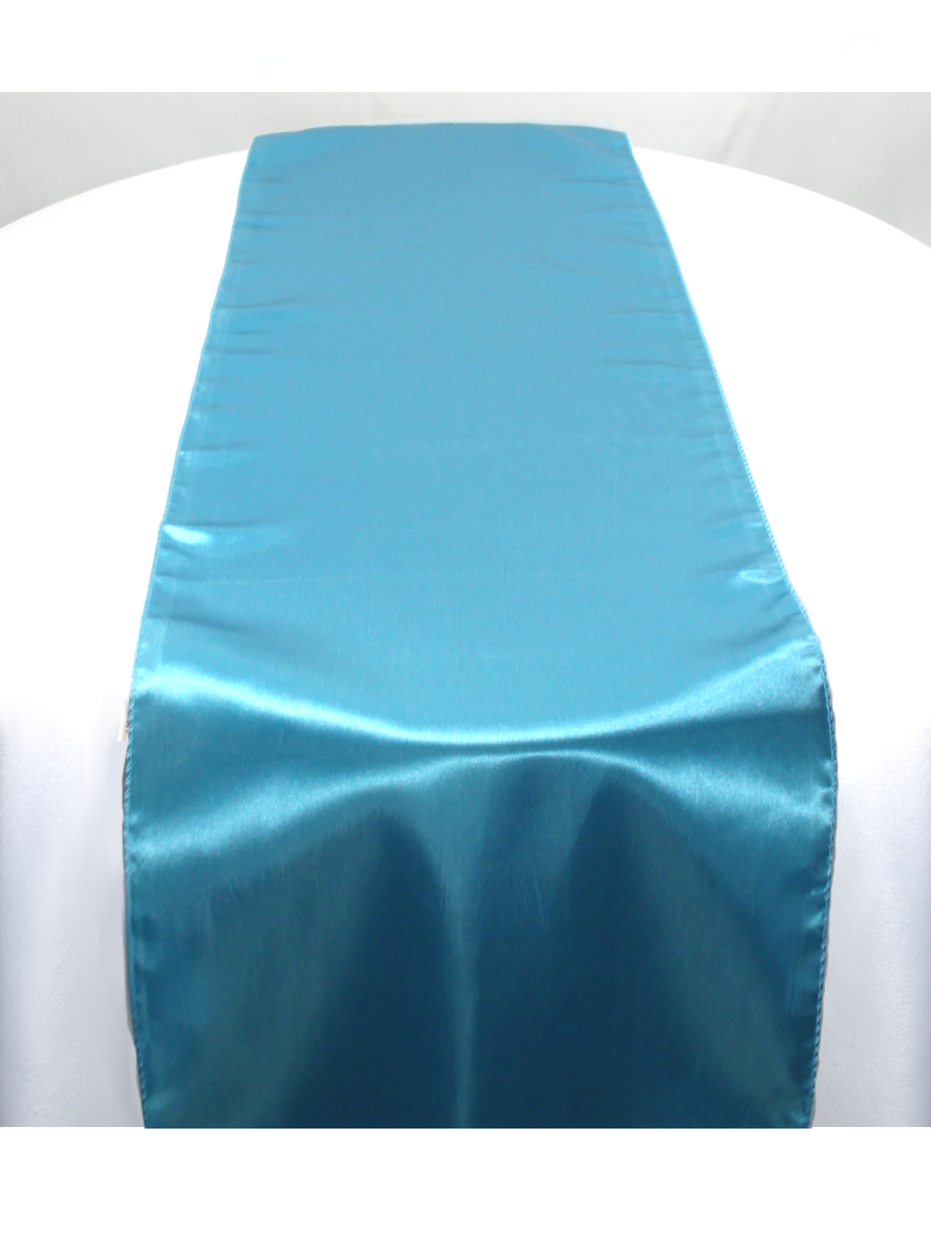 blue table runners for baby shower