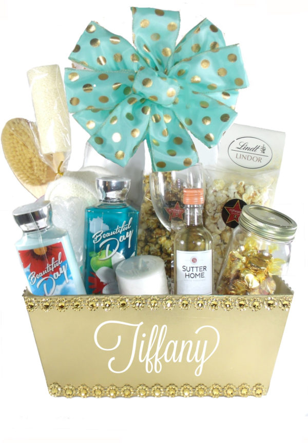 Array of GiftsMonogrammed Gift Basket Delivery in Houston